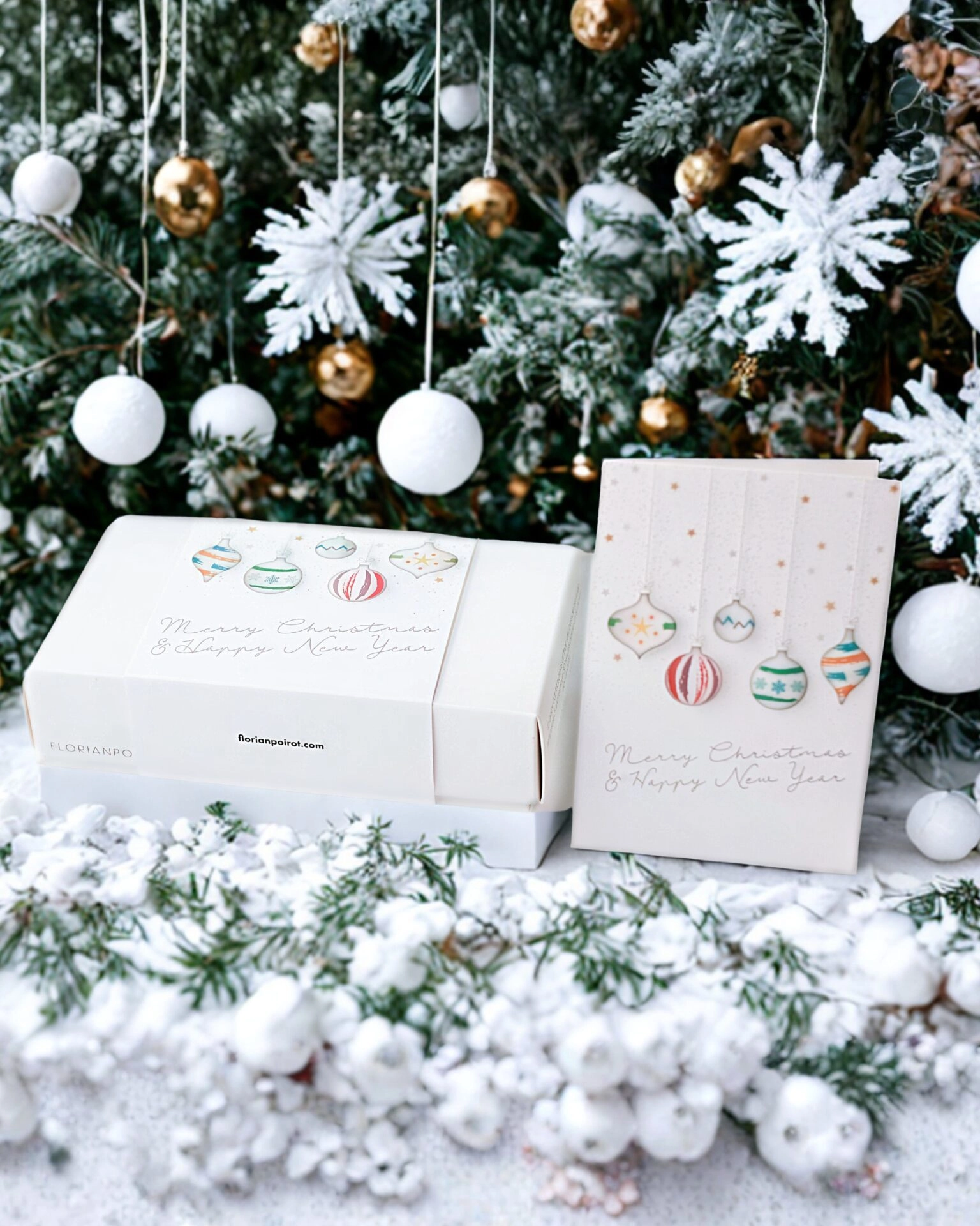 The Tinsel Box of 12 MACARONS