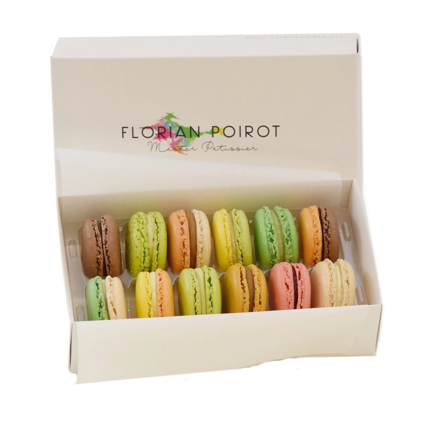 12 Assorted Macarons - C&C